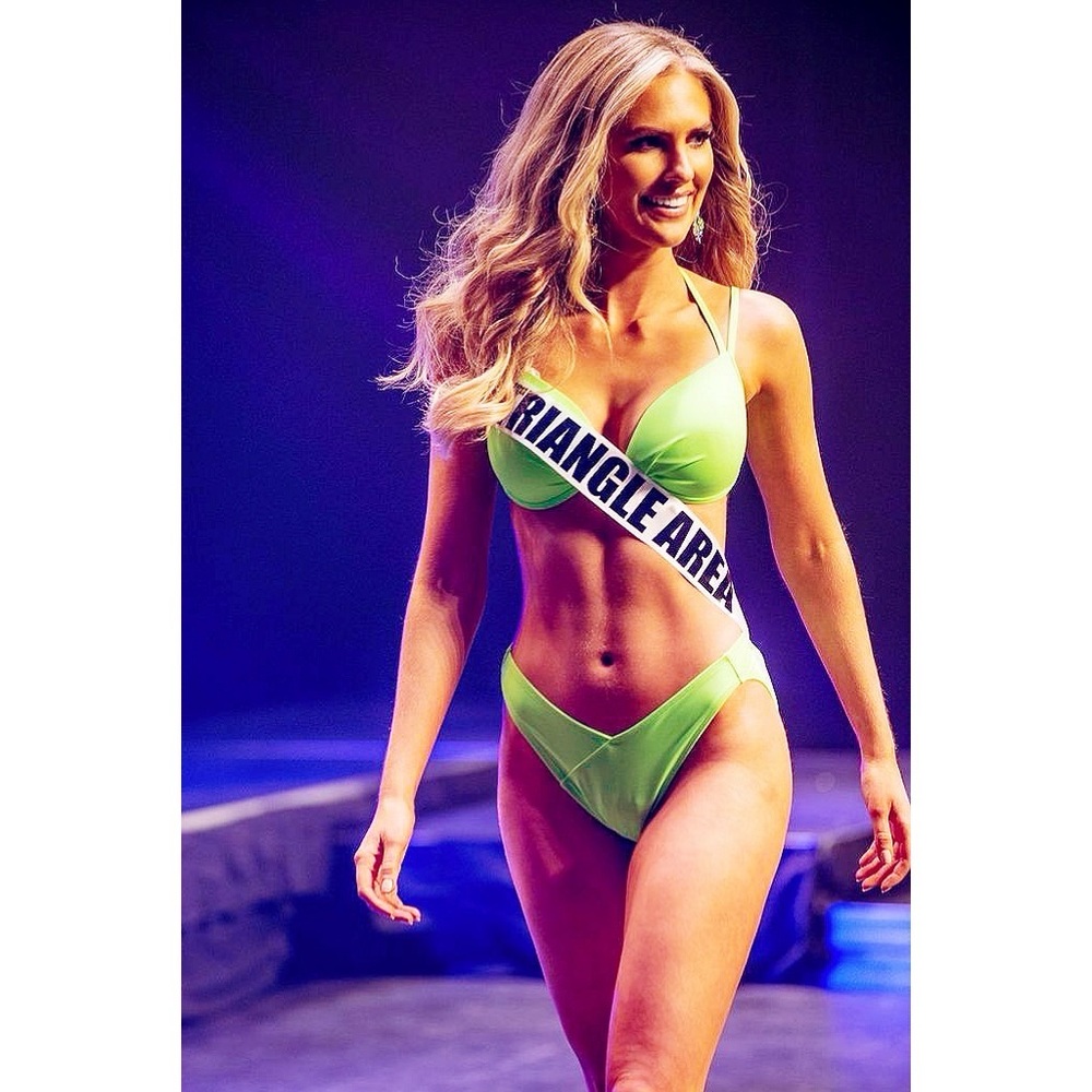 Neon Green V-Front Bikini Set - Women's Two-Piece Swim